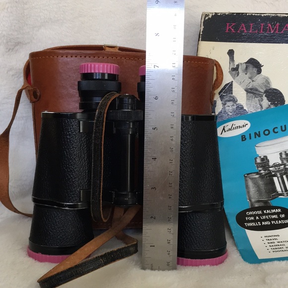 Vintage Kalimar Binoculars 7 X 50 Made in Japan w/ Leather Case & Original Box - Picture 16 of 16